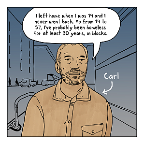 First frame of the graphic novel